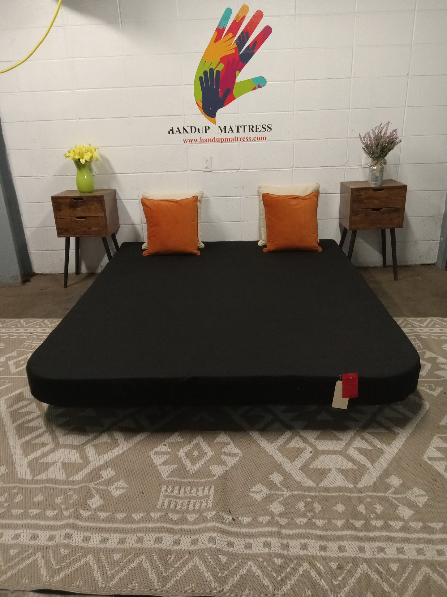 Unbranded | 5'' Memory Foam | 68 x 80 Black Mattress Topper