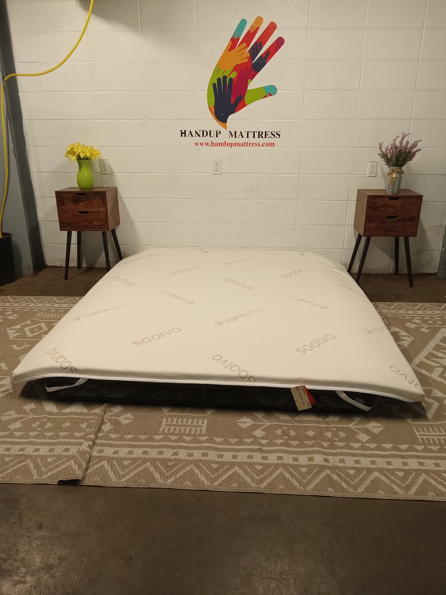 Saatva | 2″ Graphite Memory Foam | King | Mattress Topper