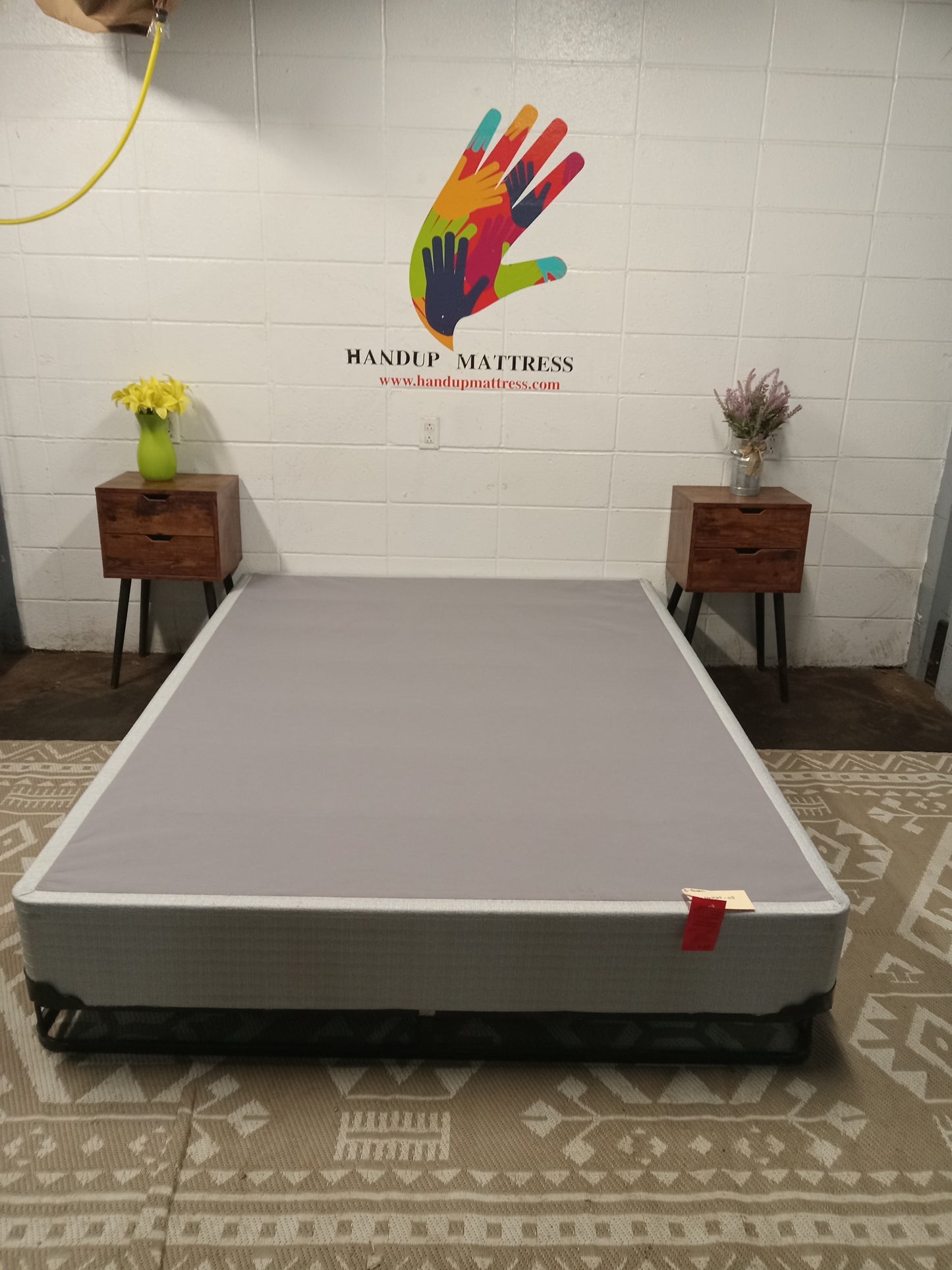 Grey Queen Boxspring