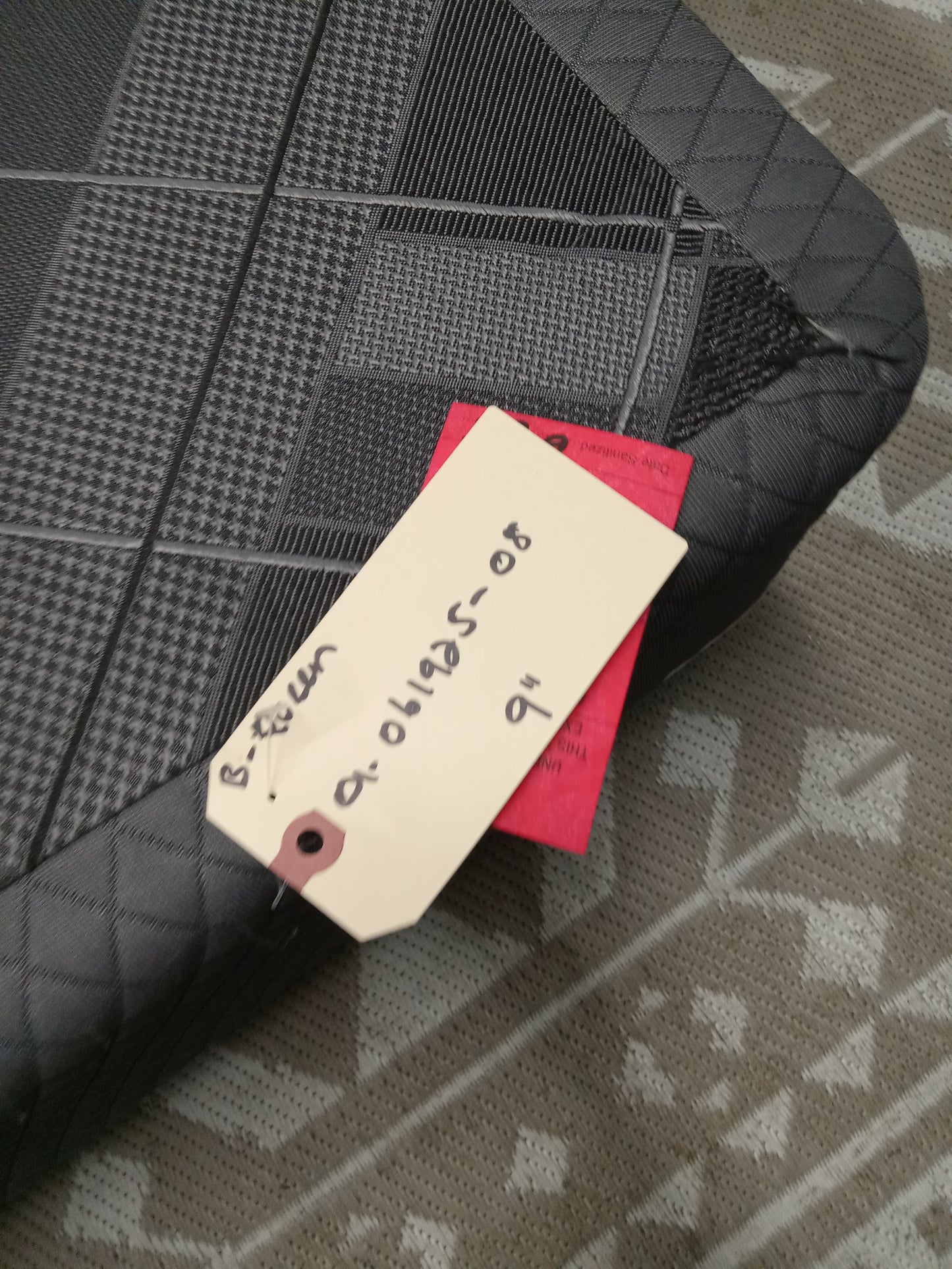 9'' Patterned Black | Box Spring | Queen Size