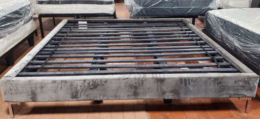 Saatva | Santorini | Velvet | King Platform | Bed Frame