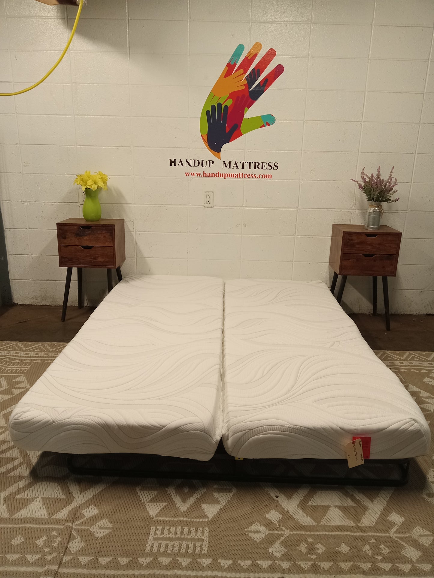 Unbranded | Split Memory Foam |6'' Mattress Toppers | 74''x61''