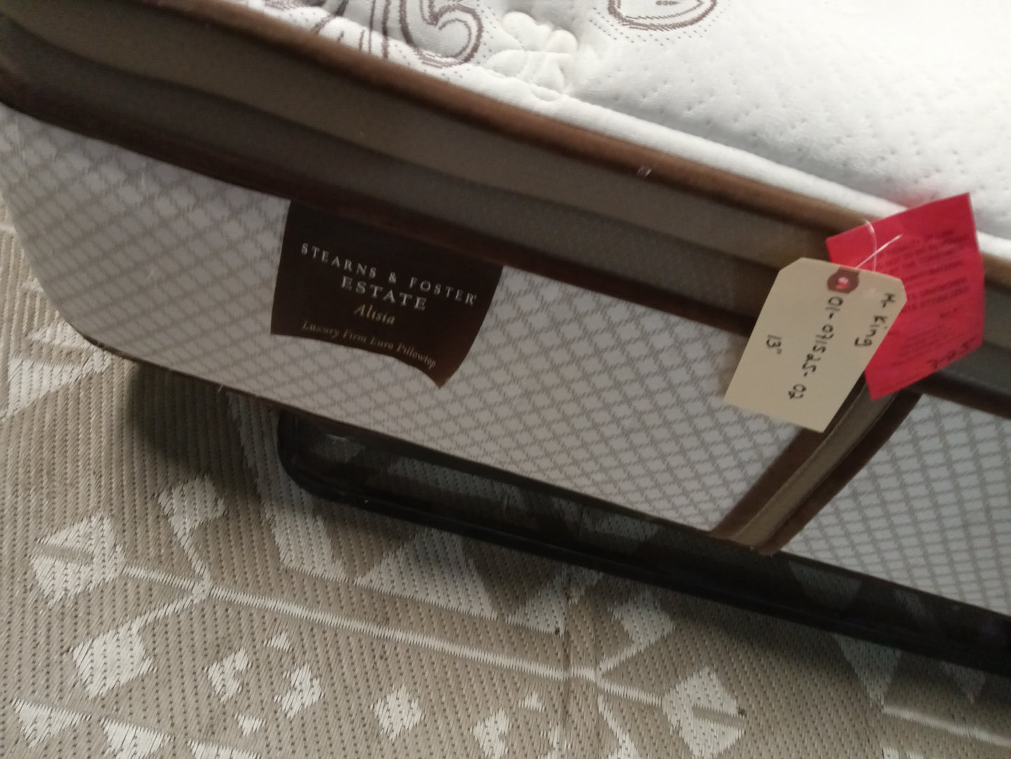 Stearns & Foster Estate | Alisia |12'' Luxury Firm | King Mattress