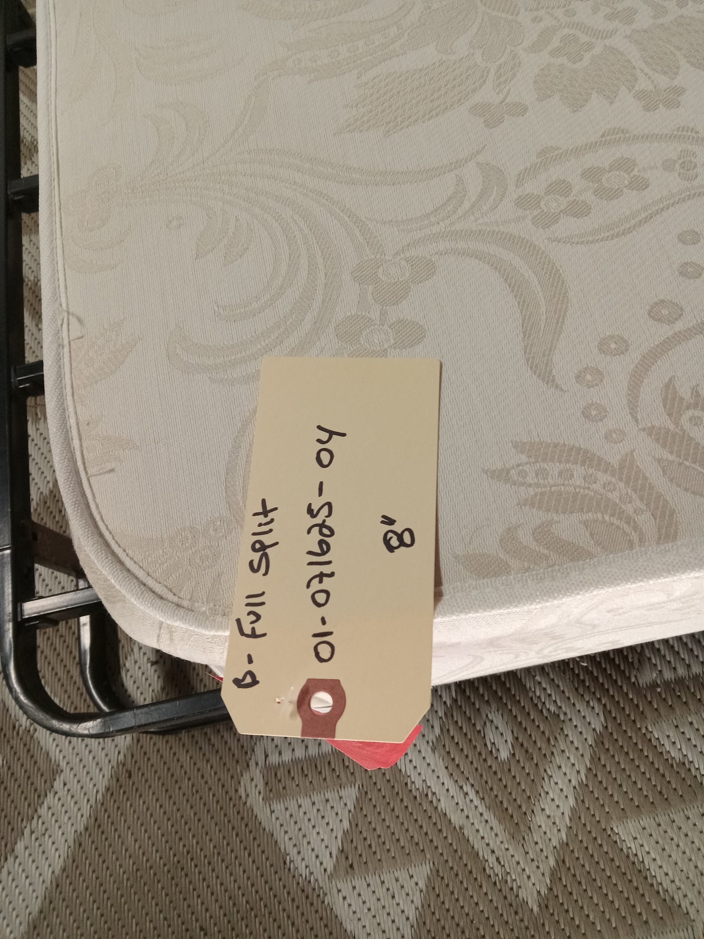 Full White 8'' Split Box Spring