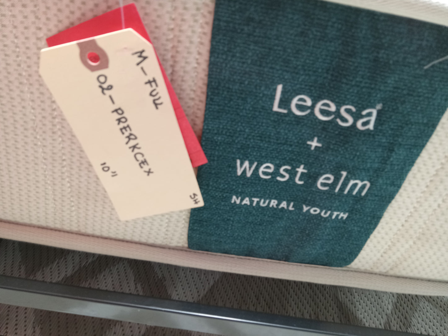 Leesa | West Elm | Natural Youth | 10'' Full Mattress