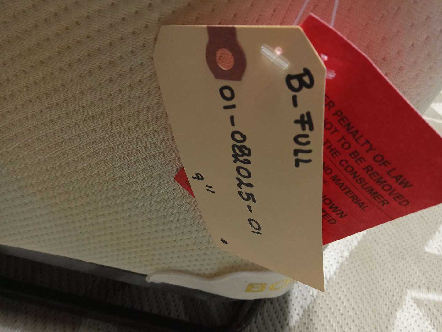 White 9'' | Full Box Spring