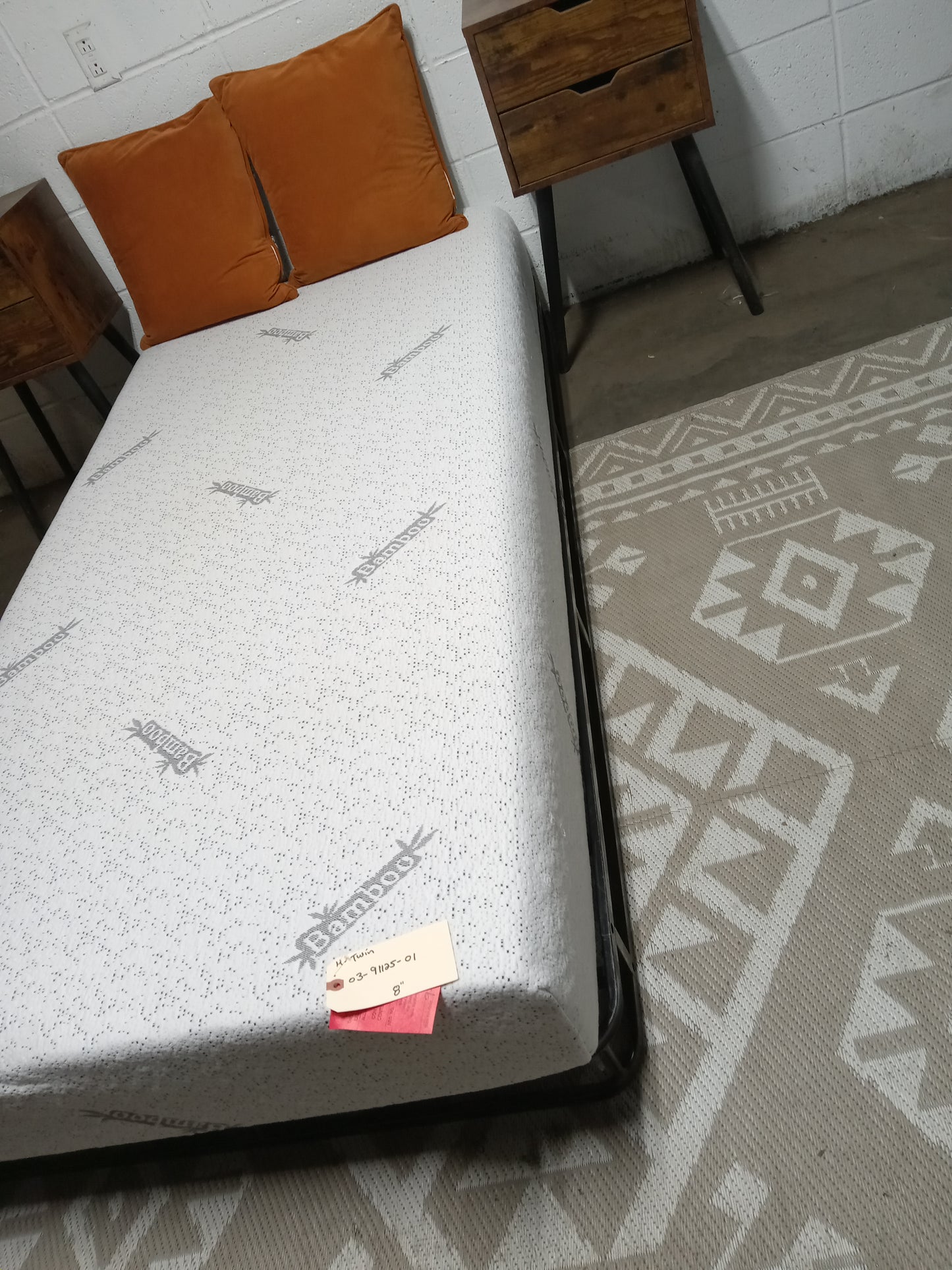 Bamboo | Memory Foam | 8" Twin Mattress