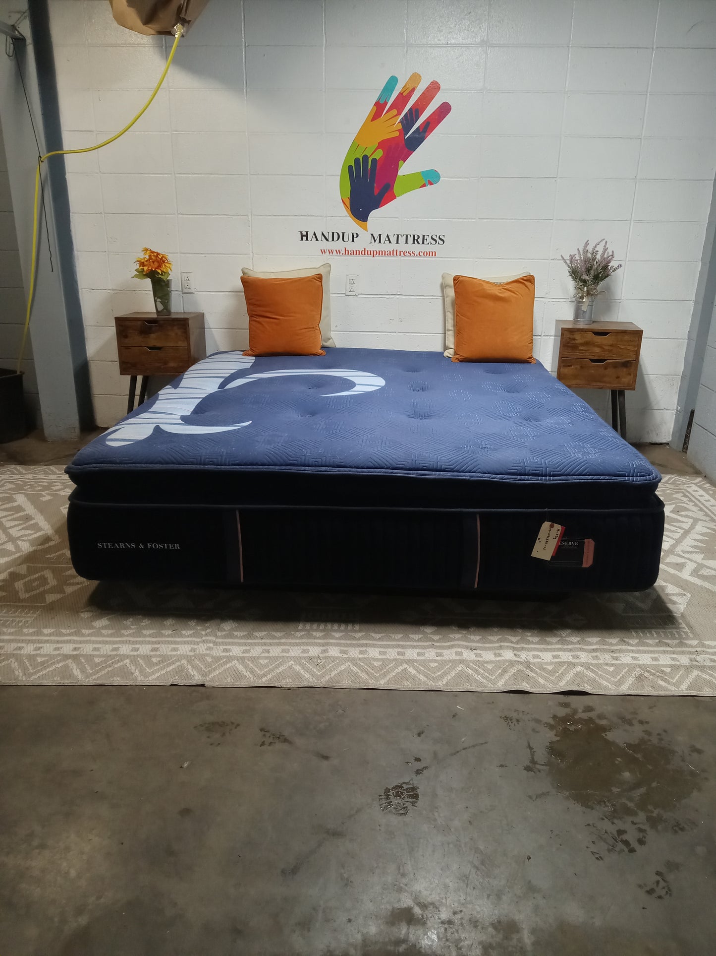 Stearns & Foster | Reserve Collection | 16'' King Mattress (Dark Blue)