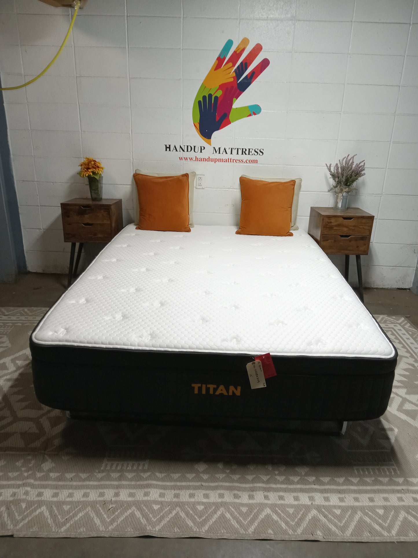 Brooklyn Bedding | Titan  Plus Luxe w/ GlacioTex Cooling Cover | 13" Queen Mattress