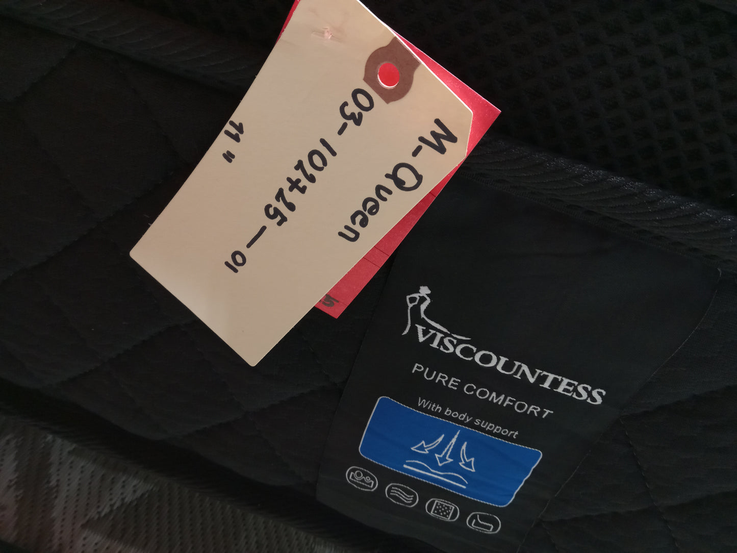 Viscountess | Eurotop with Gel Memory Foam Hybrid | 11" Queen Mattress