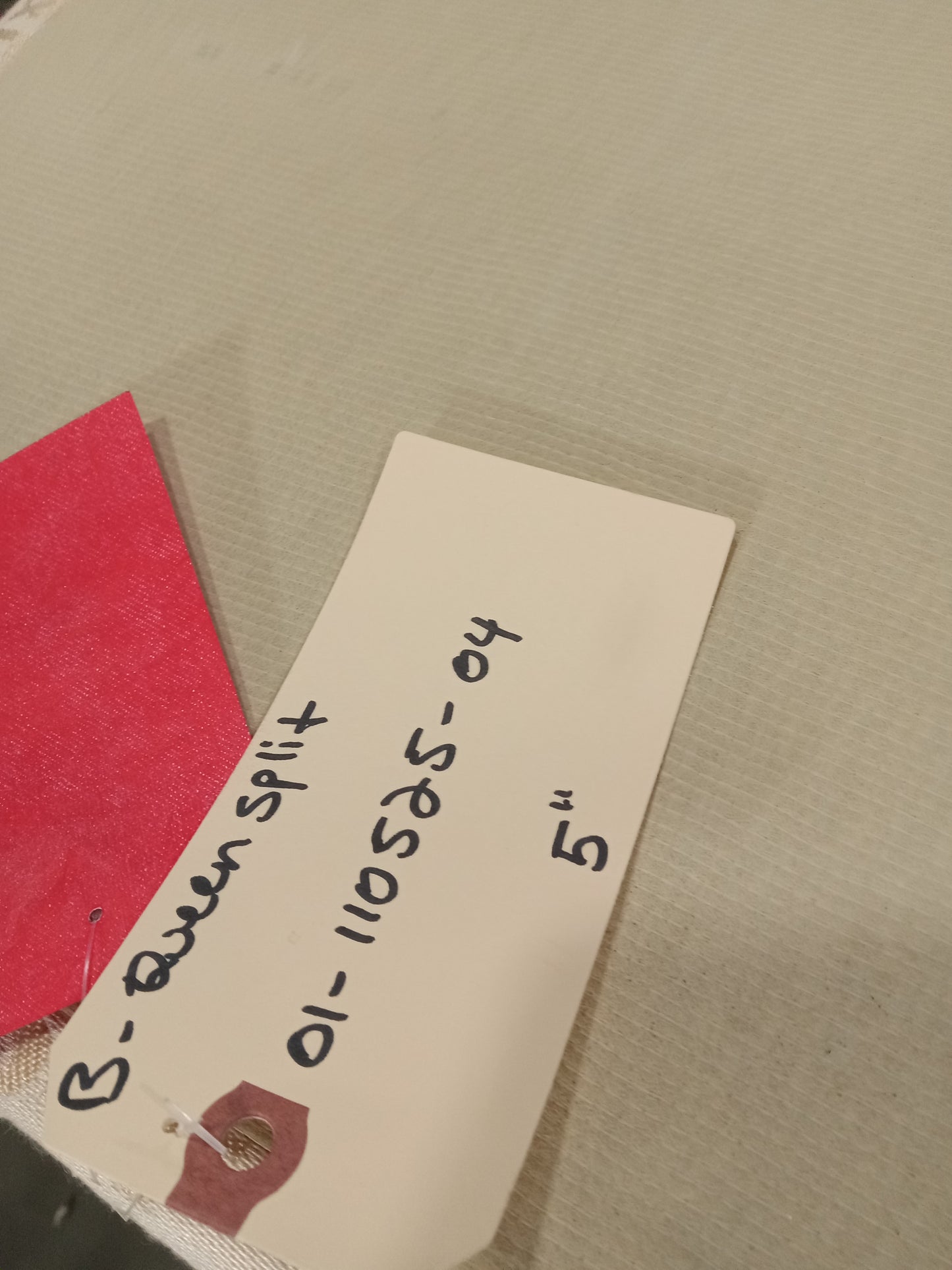 Stearns & Foster | Beige | 5" Queen Split Box Springs