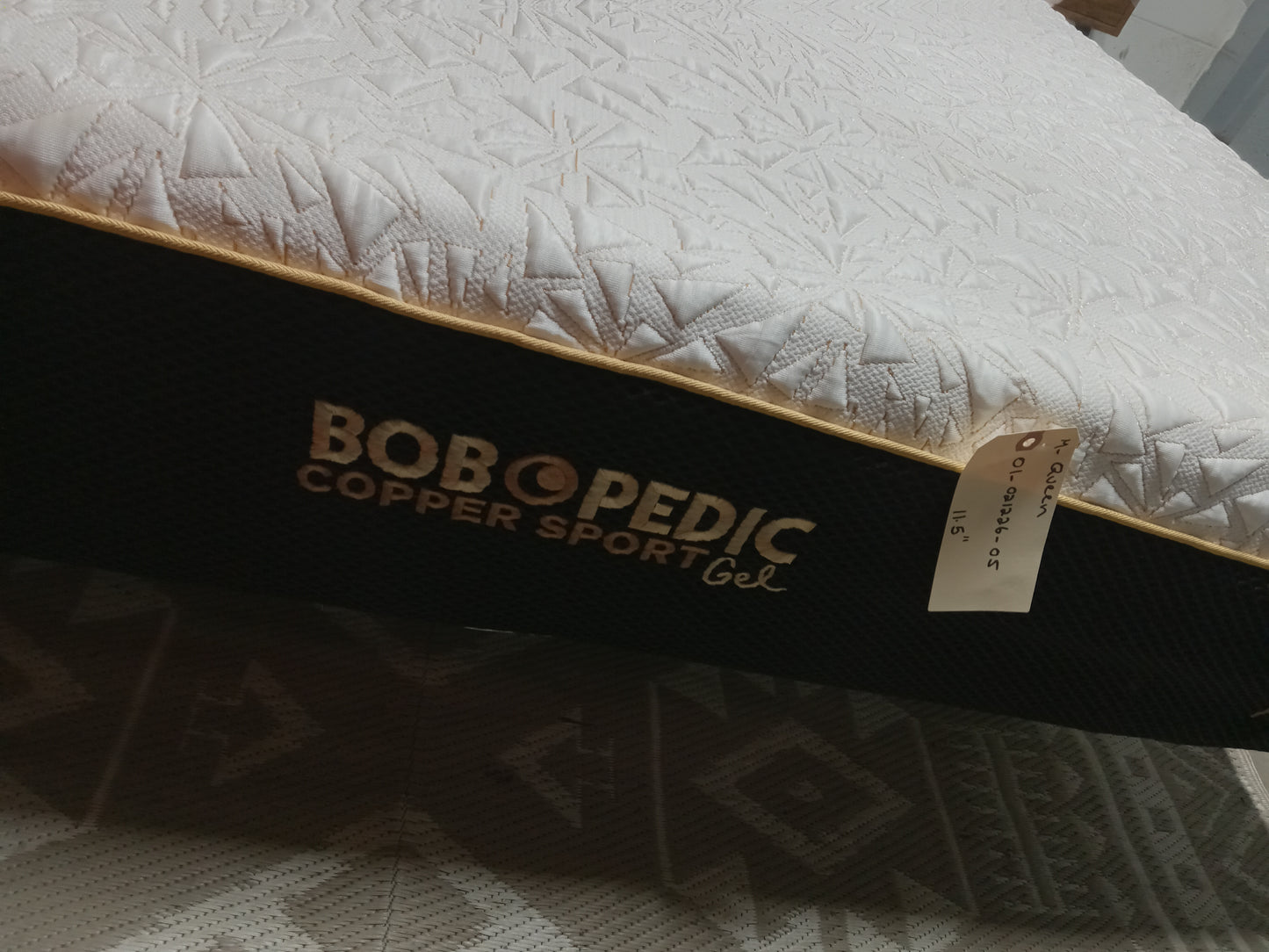 Bob-O-Pedic | Copper Sport Gel Firm | 11.5'' Queen Mattress