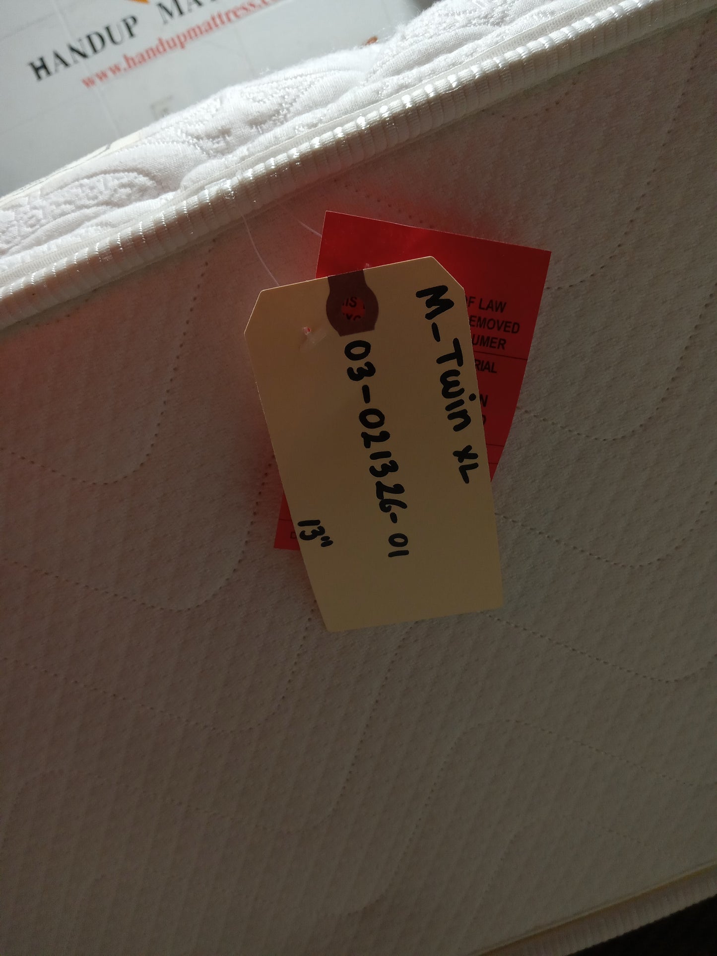 Gardner Mattress | Comfort Support | 13" Twin XL Mattress