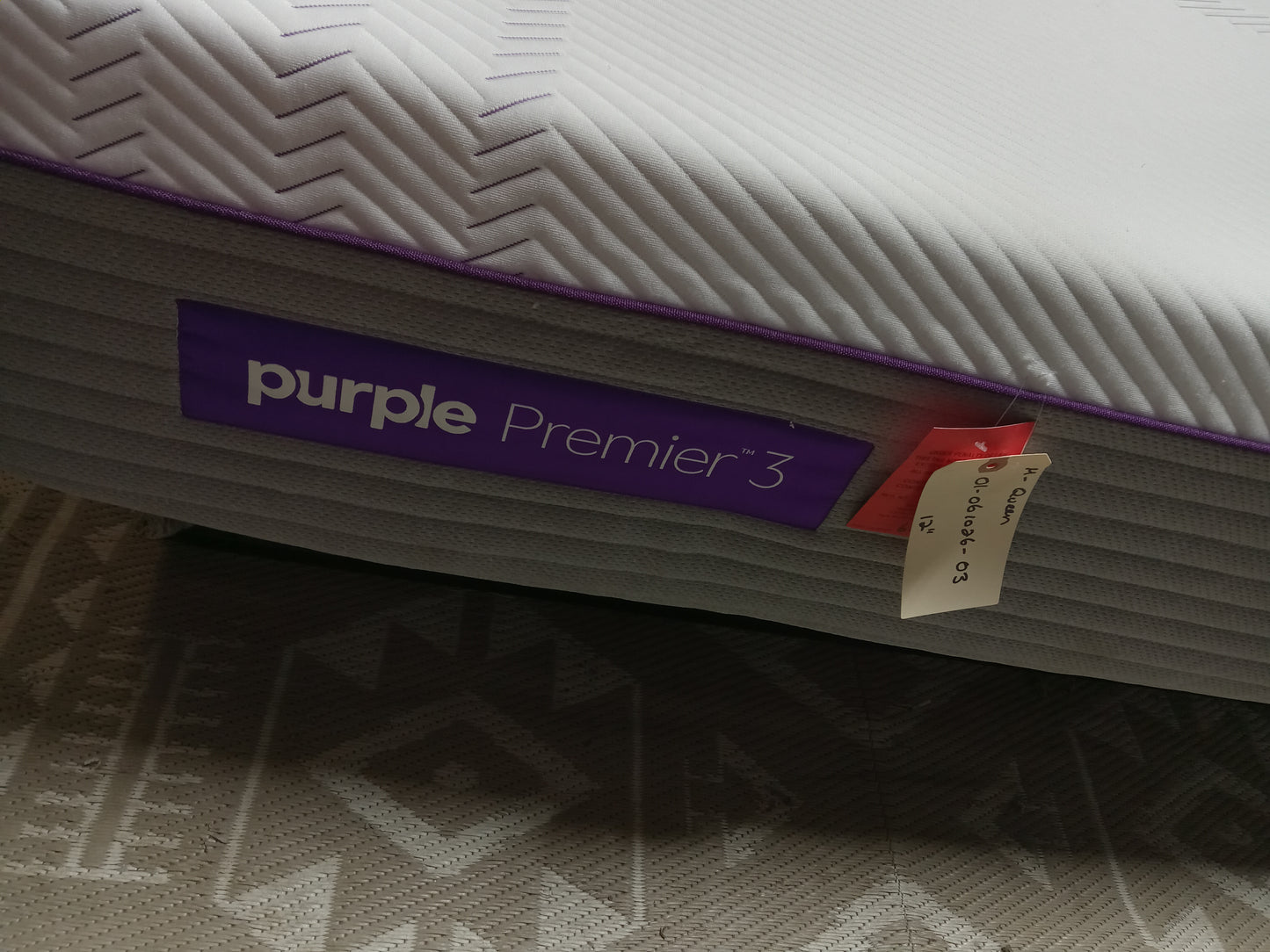 Purple | Hybrid Premier 3 | 12" Queen Mattress