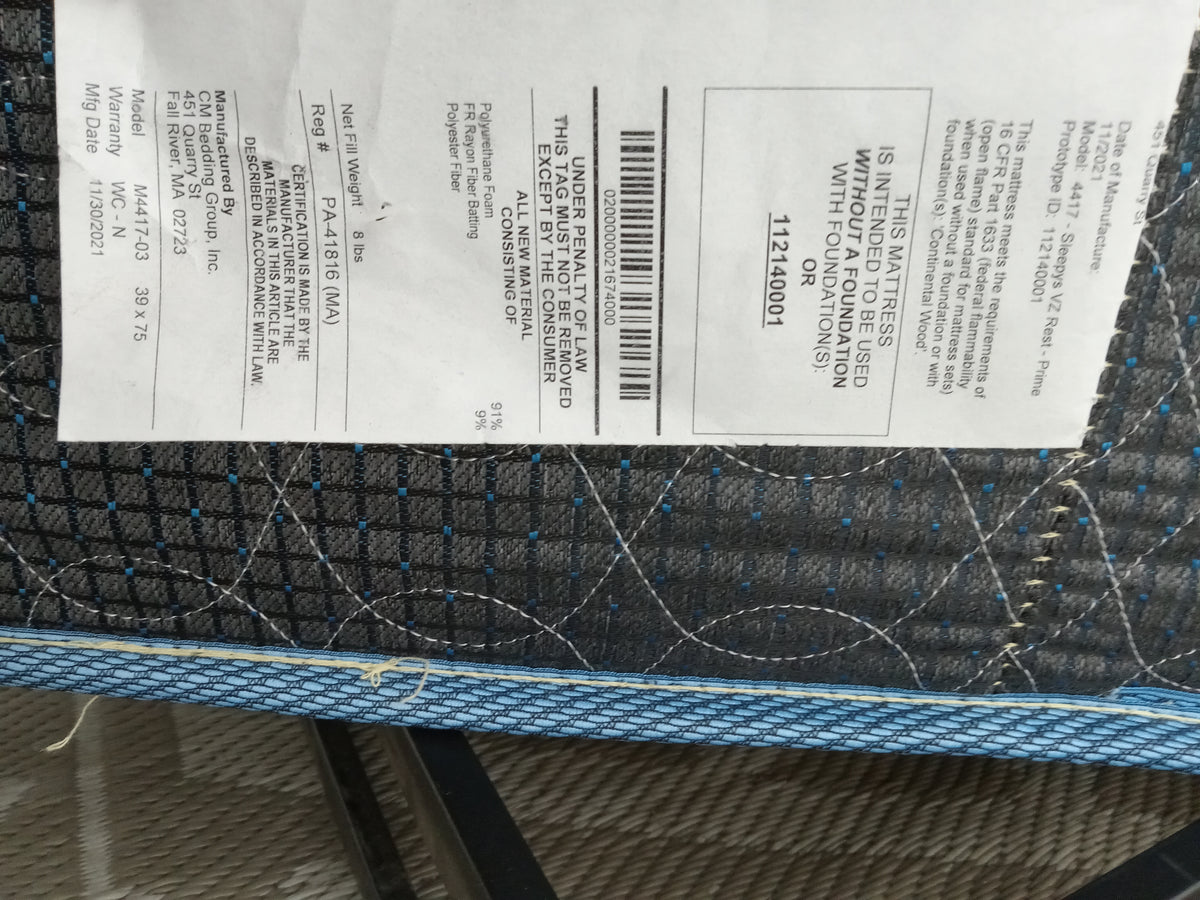 Sleepy's | Rest 2.0 Innerspring 9.5" | Twin Mattress