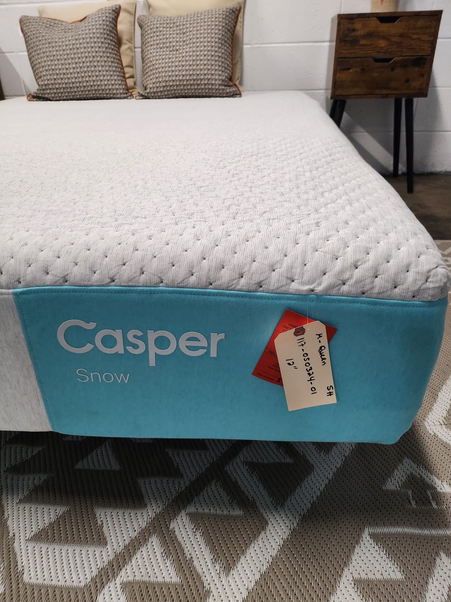 Casper | Snow Hybrid 12" | Queen Size