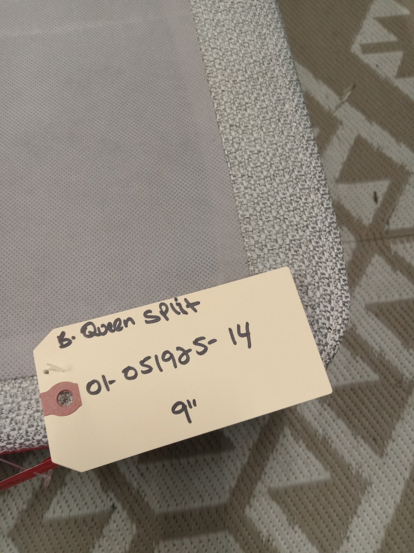 Split Queen Foundation | 9'' Queen grey 2