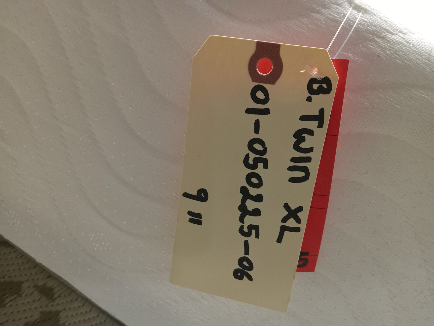 Twin XL Boxspring White 9''