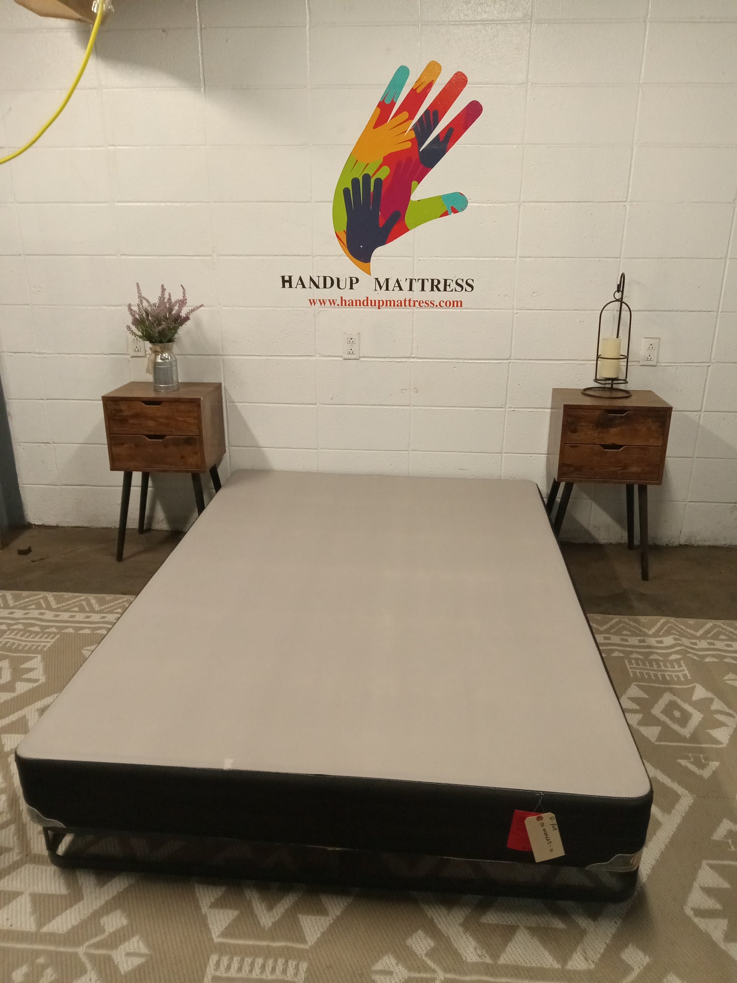 Black Full Boxspring