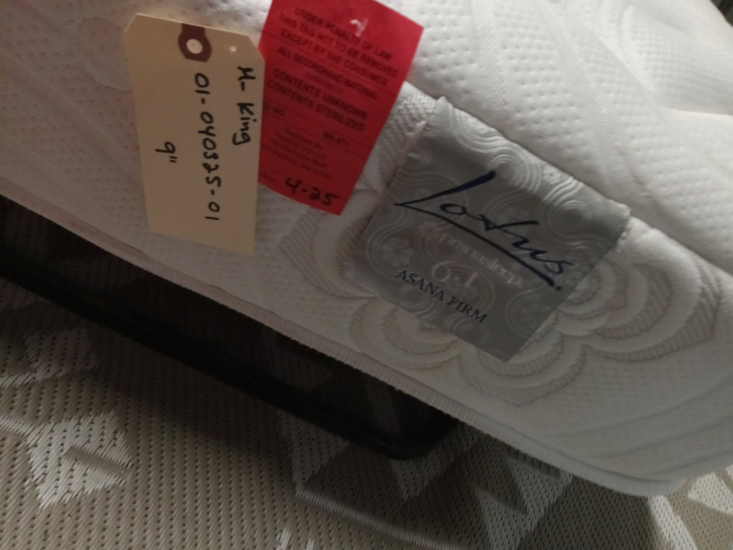 PranaSleep | Lotus Asana 6.1 Series | 9'' Firm King Mattress