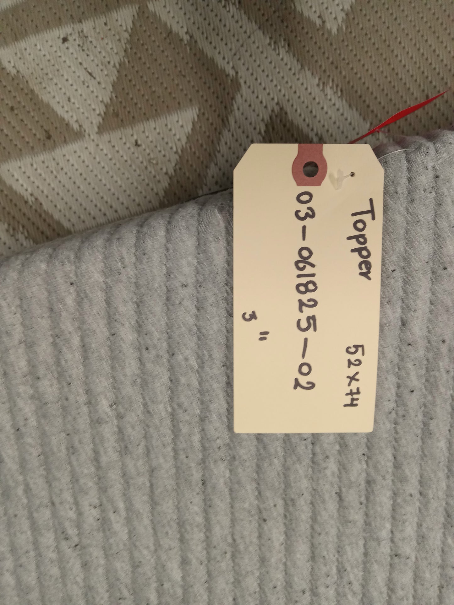 Unbranded | 5'' Memory Foam | Full Grey Mattress Topper