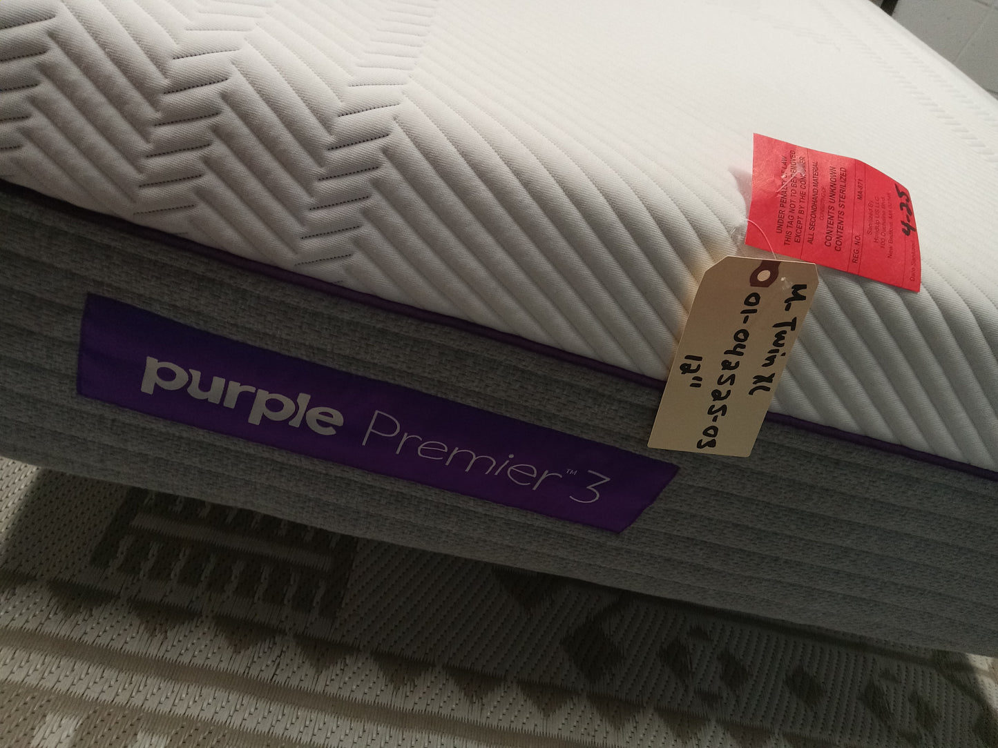 Purple | Premier 3 Hybrid | 12'' Twin XL Mattress