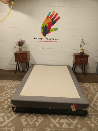 Grey Boxspring