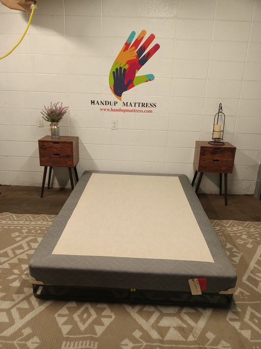 Grey Boxspring