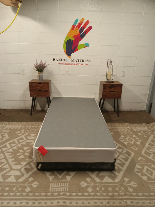 White Twin Boxspring 7.5"