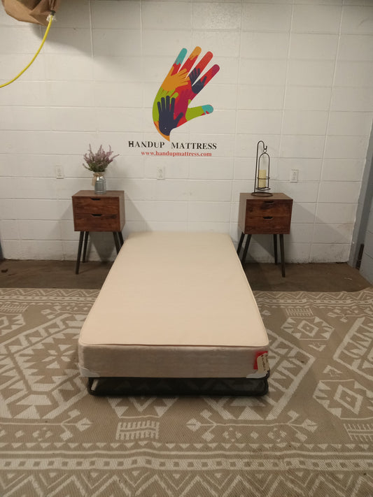 Beige Twin Boxspring