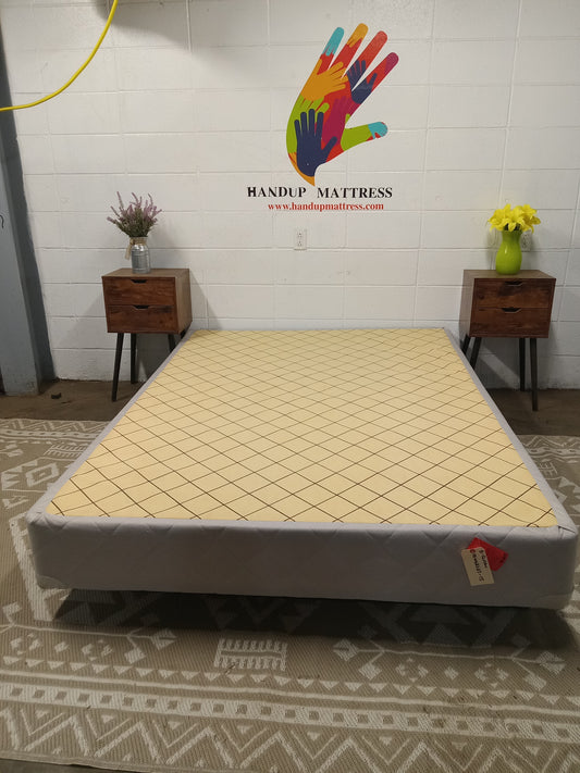 Grey Queen Boxspring