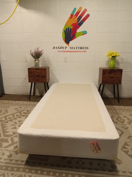 Twin XL Boxspring White 9''
