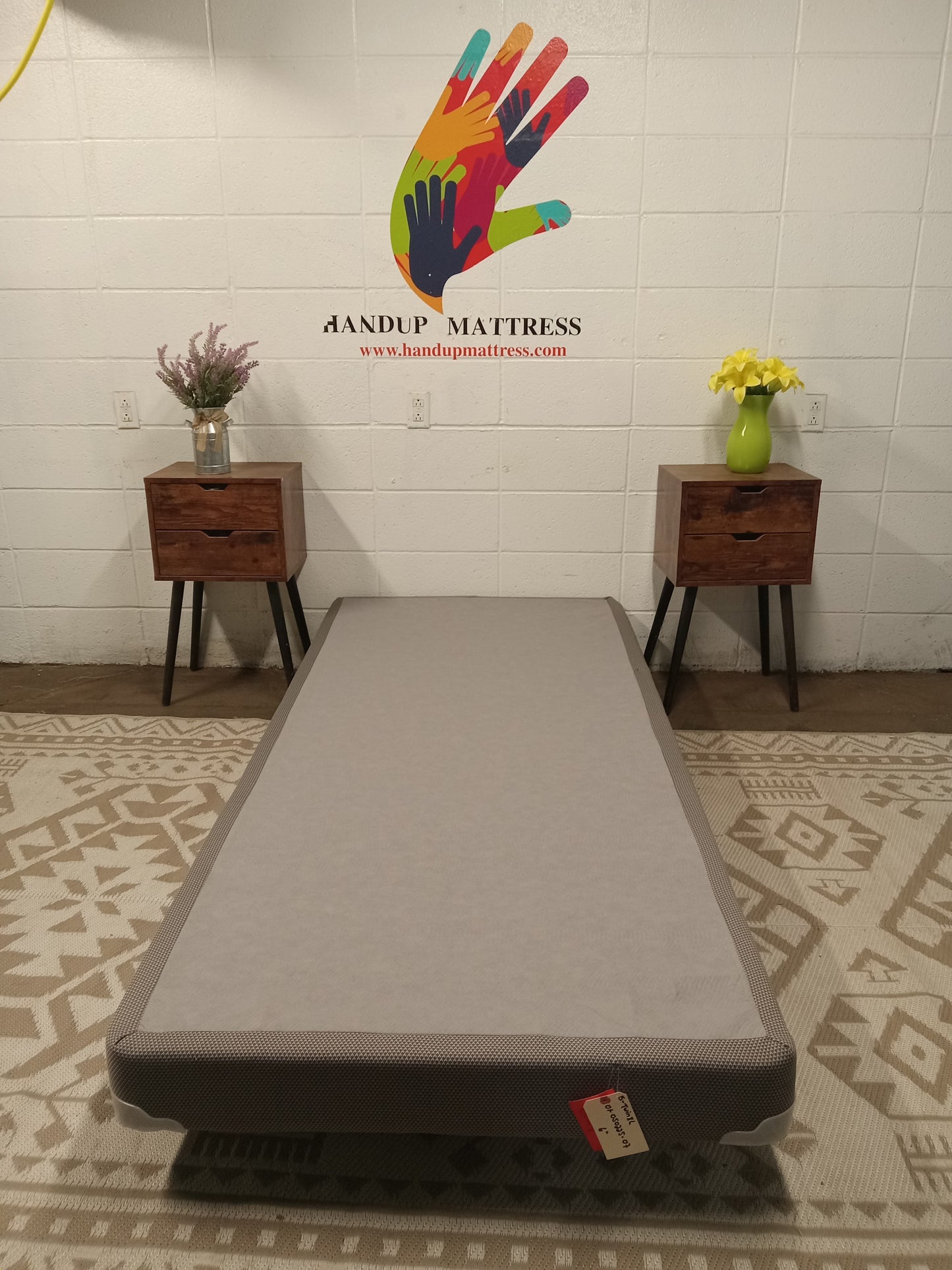 9'' Grey Queen Split Boxspring (1)