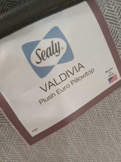 Sealy | Valdivia Plush Euro Pillow Top | 13" Twin Mattress