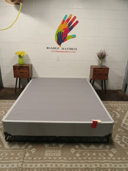 Grey Queen Boxspring
