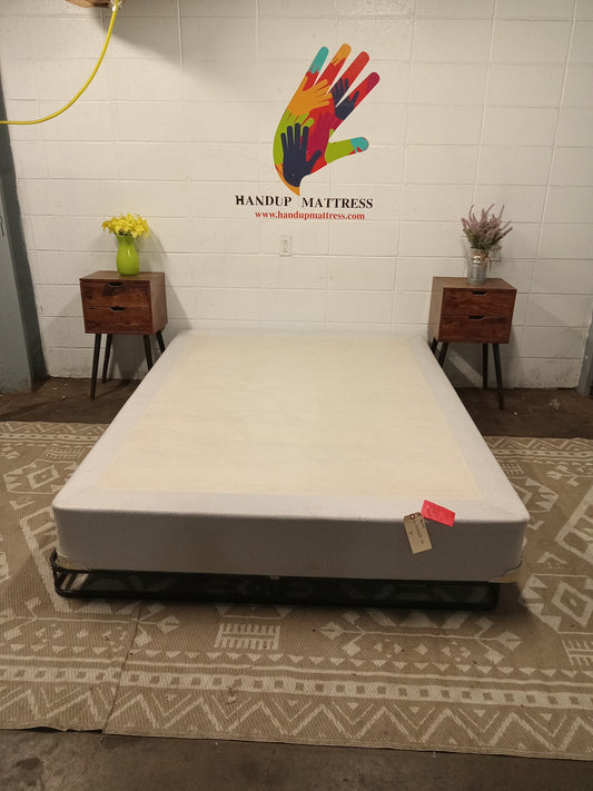 Box Spring | 9'' Queen Size Light Grey
