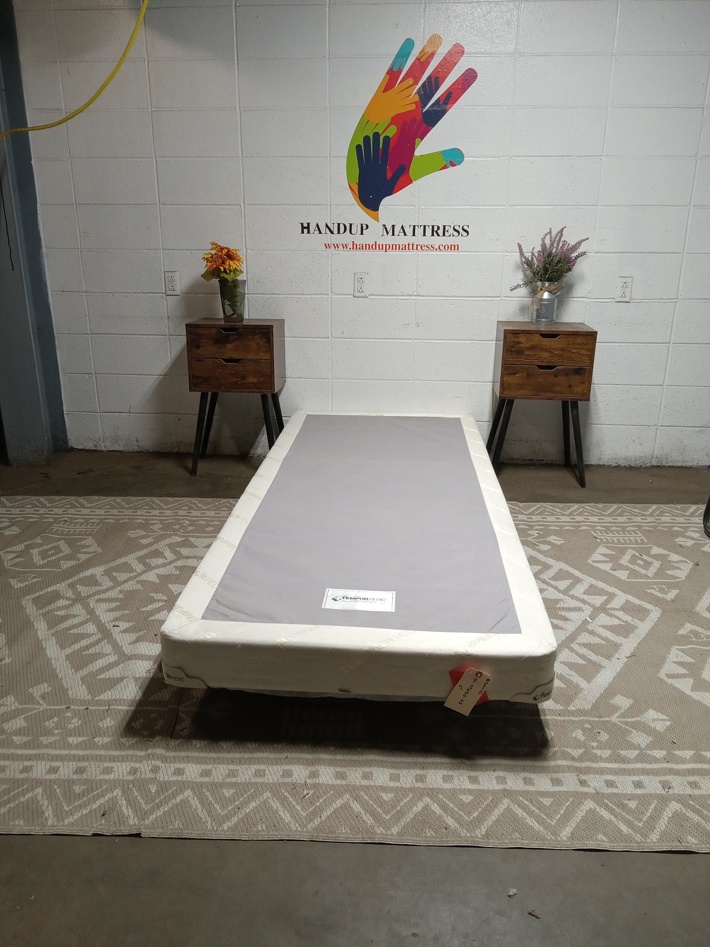 TempurPedic | White | 5" Twin XL box Spring