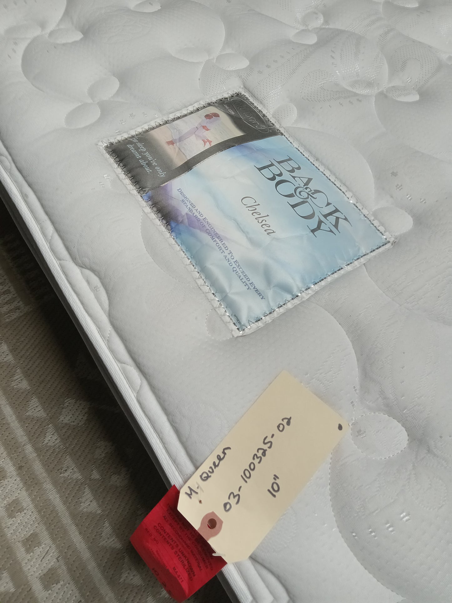 Back & Body | Chelsea | 10" Queen Mattress