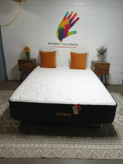 Brooklyn Bedding | Titan  Plus Luxe w/ GlacioTex Cooling Cover | 13" Queen Mattress