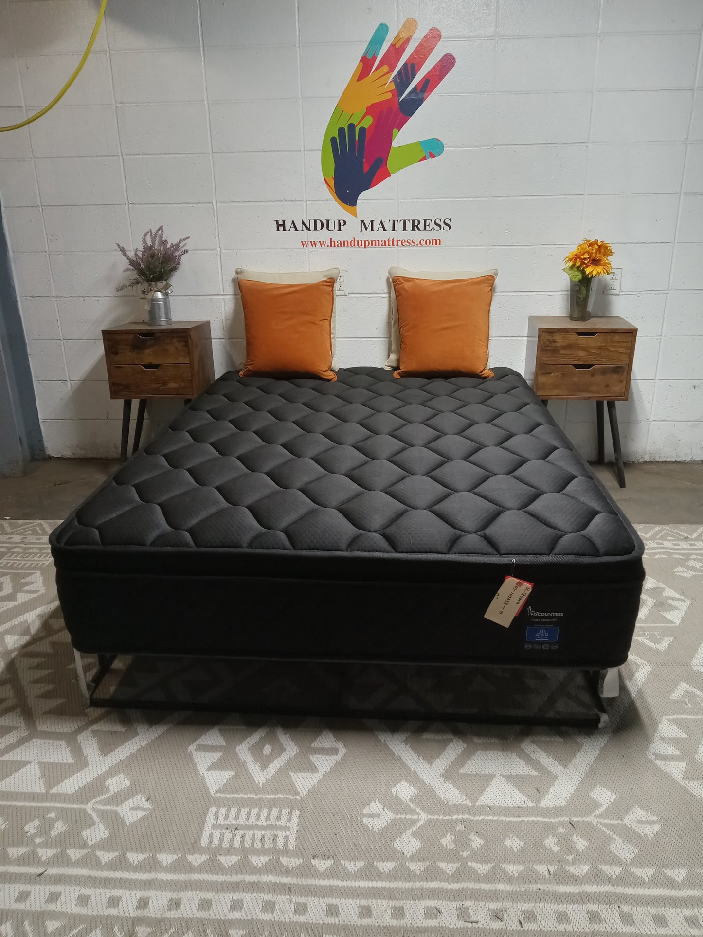 Viscountess | Eurotop with Gel Memory Foam Hybrid | 11" Queen Mattress