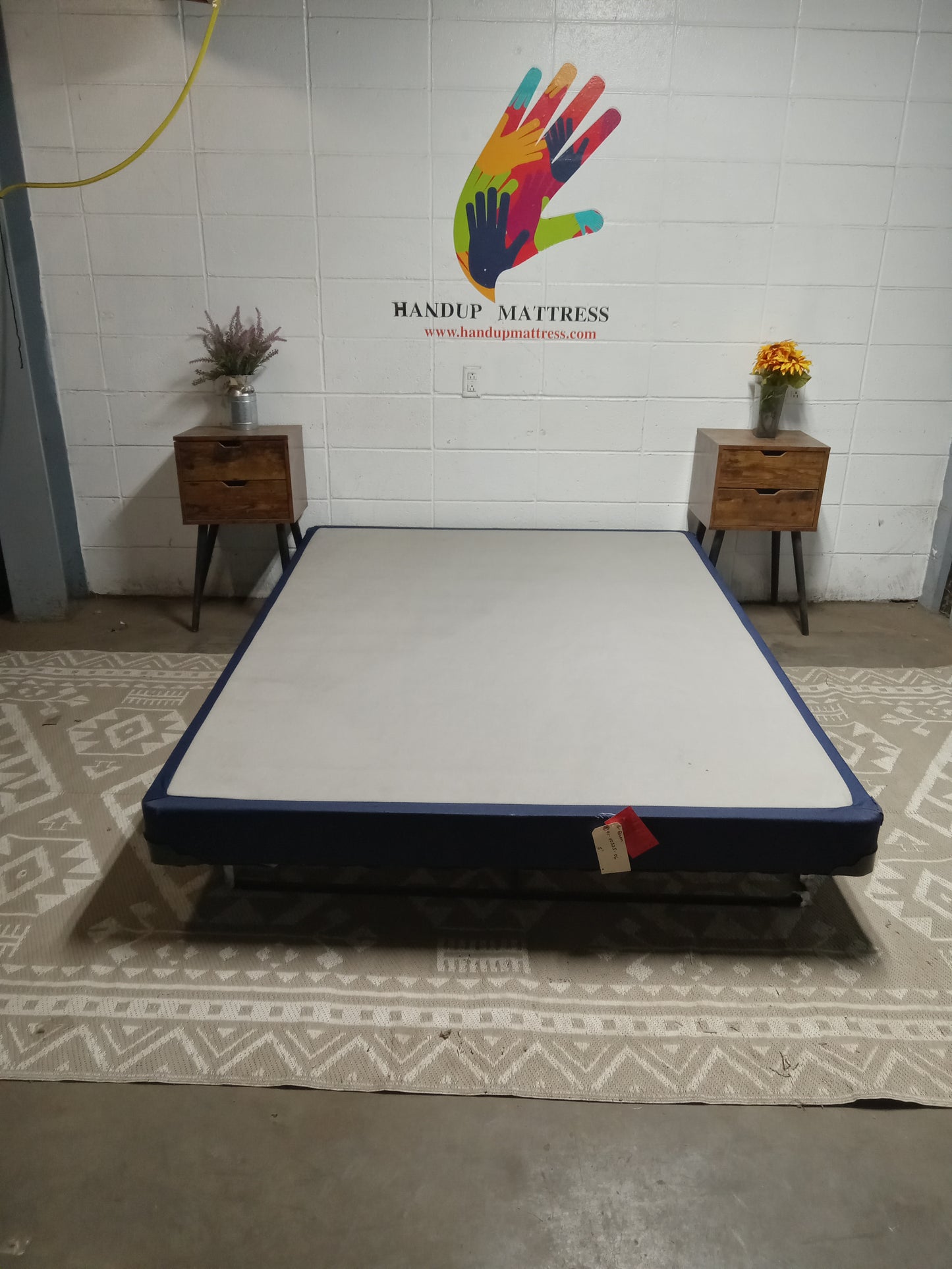 Unbranded | Navy Blue | 5" Queen Box Spring
