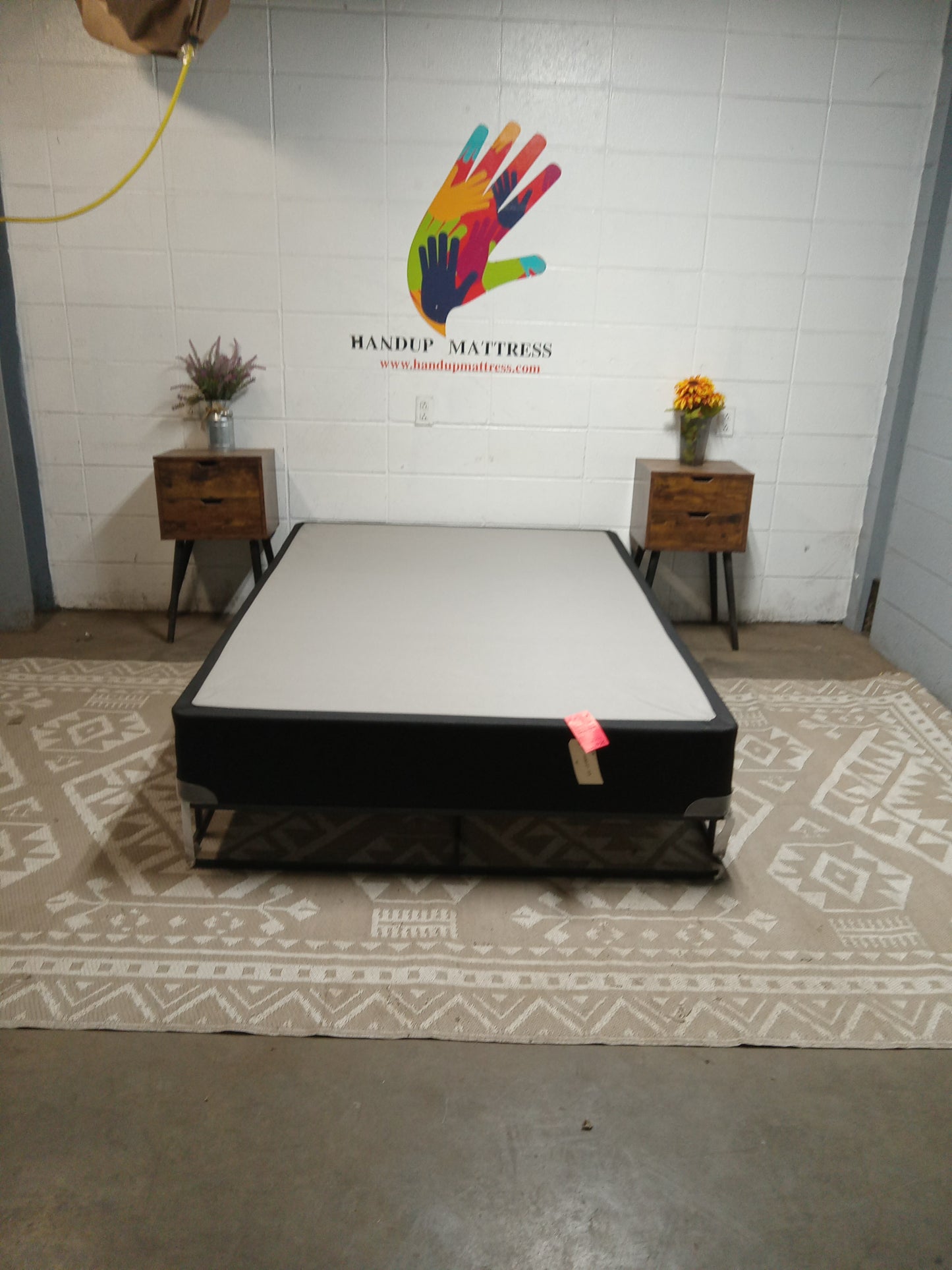 Unbranded | Black | 9" Full Box Spring