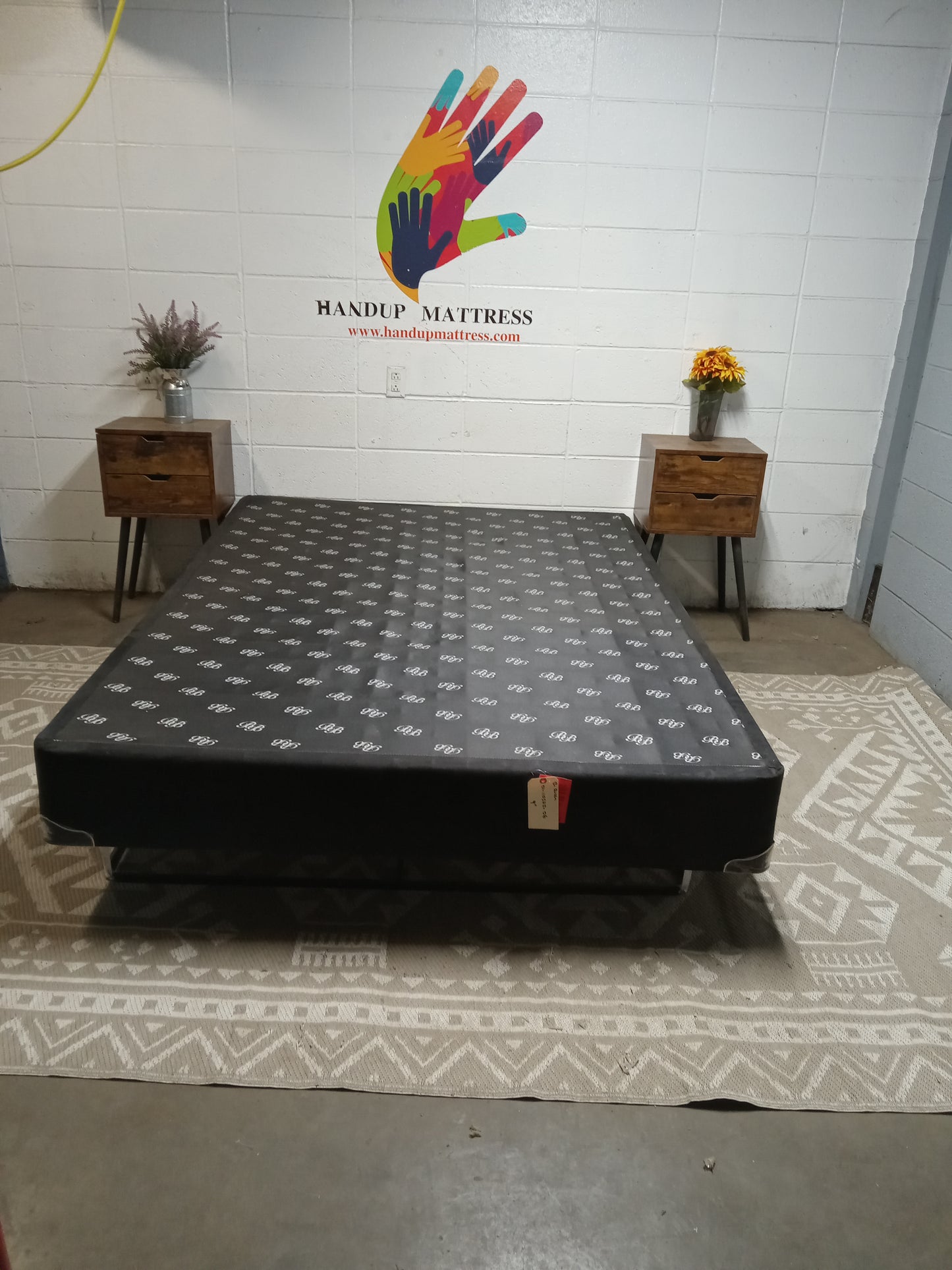 Brooklyn Bedding | Black  | 9" Queen Box Spring