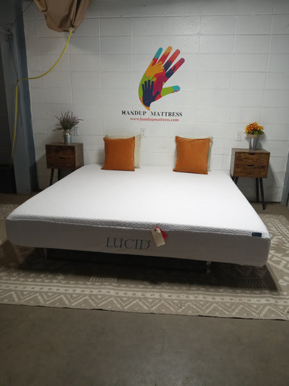 Lucid | Comfort Collection Plush Gel Memory Foam | 10" King Mattress