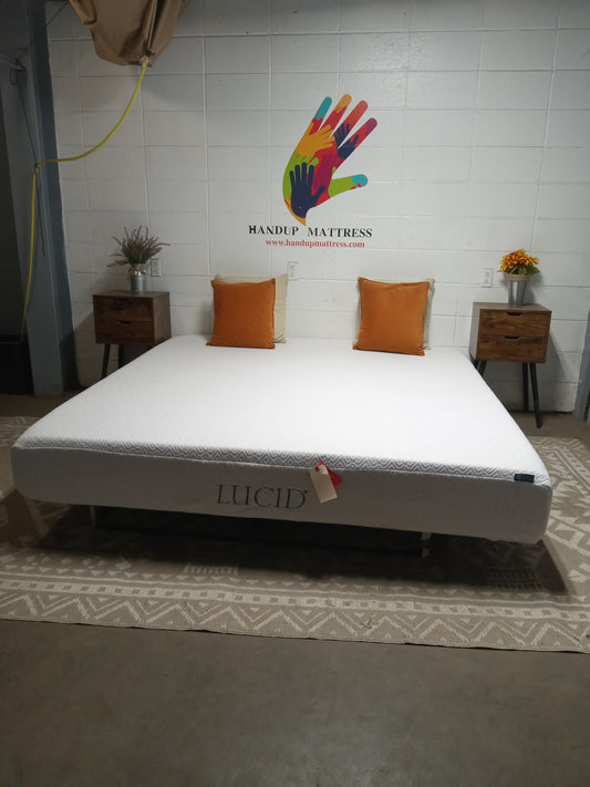 Lucid | Comfort Collection Plush Gel Memory Foam | 10" King Mattress