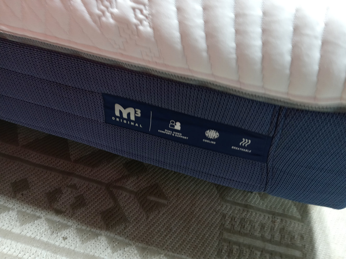Bedgear | M3 Performance | 12" Split Queen Head Mattress