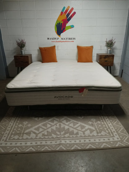 Avocado | Green Plush | 13" King Mattress