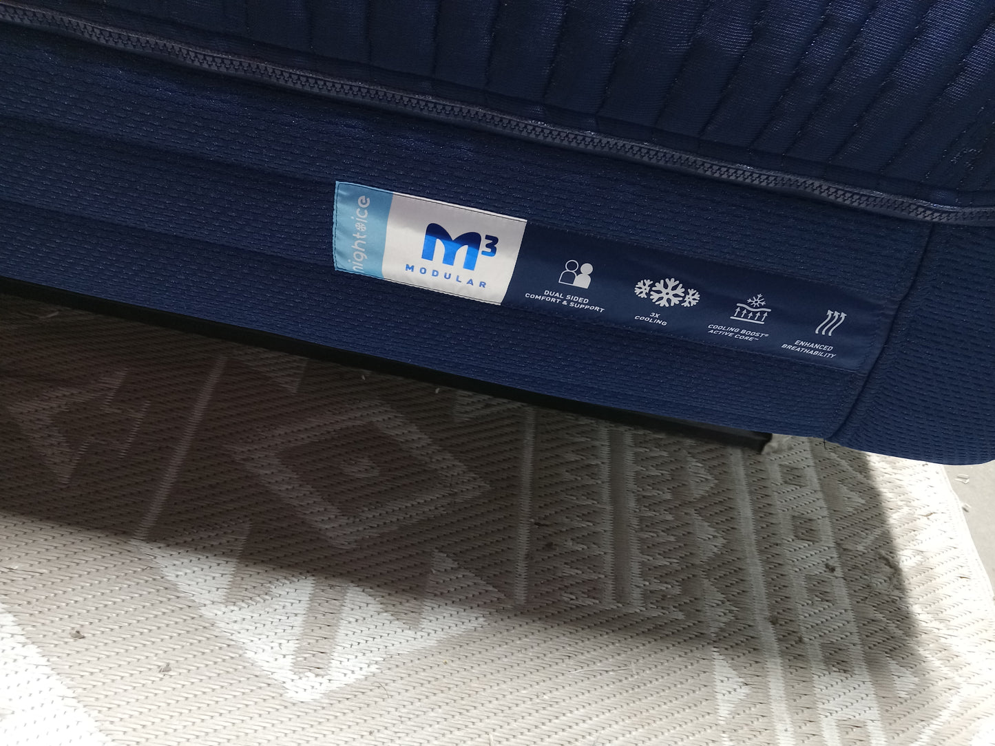 Bedgear | M3 Night Ice Performance | 12" Split Queen Mattress