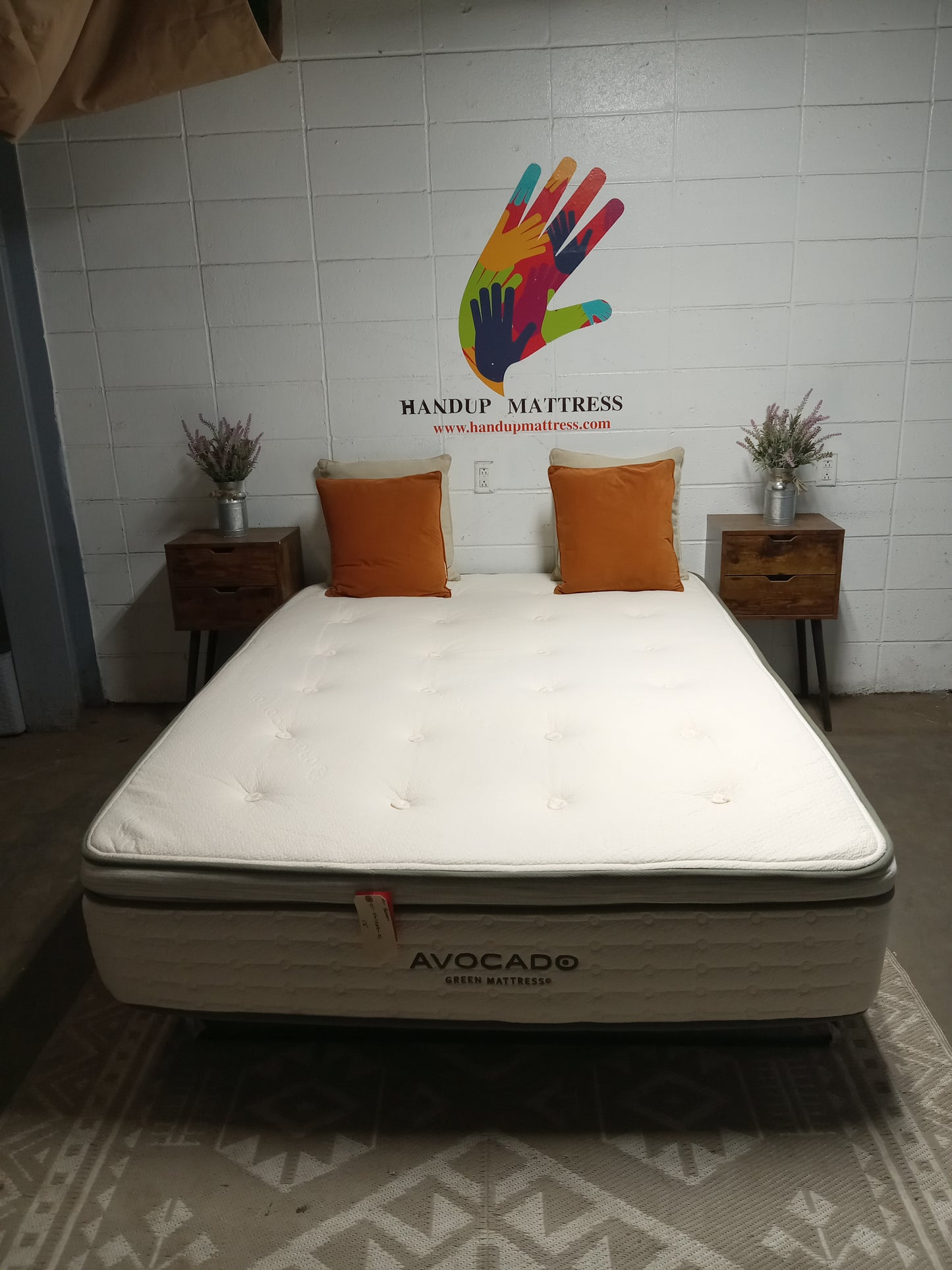Avocado | Green Plush | 13"  Mattress