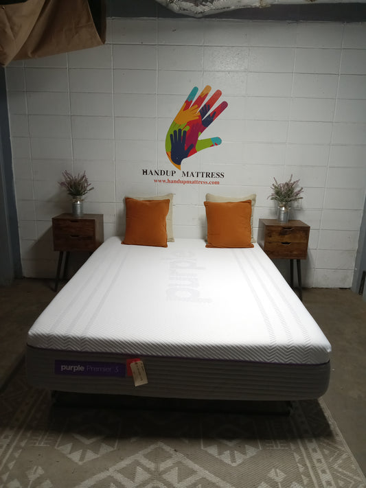 Purple | Hybrid Premier 3 | 12" Queen Mattress